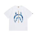 BAPE Blue Camo Head Graphic T-Shirt — hero