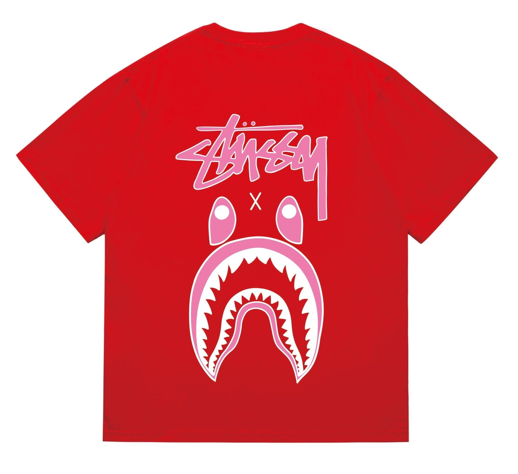 BAPE Tonal Shark Wordmark Graphic T-Shirt — back