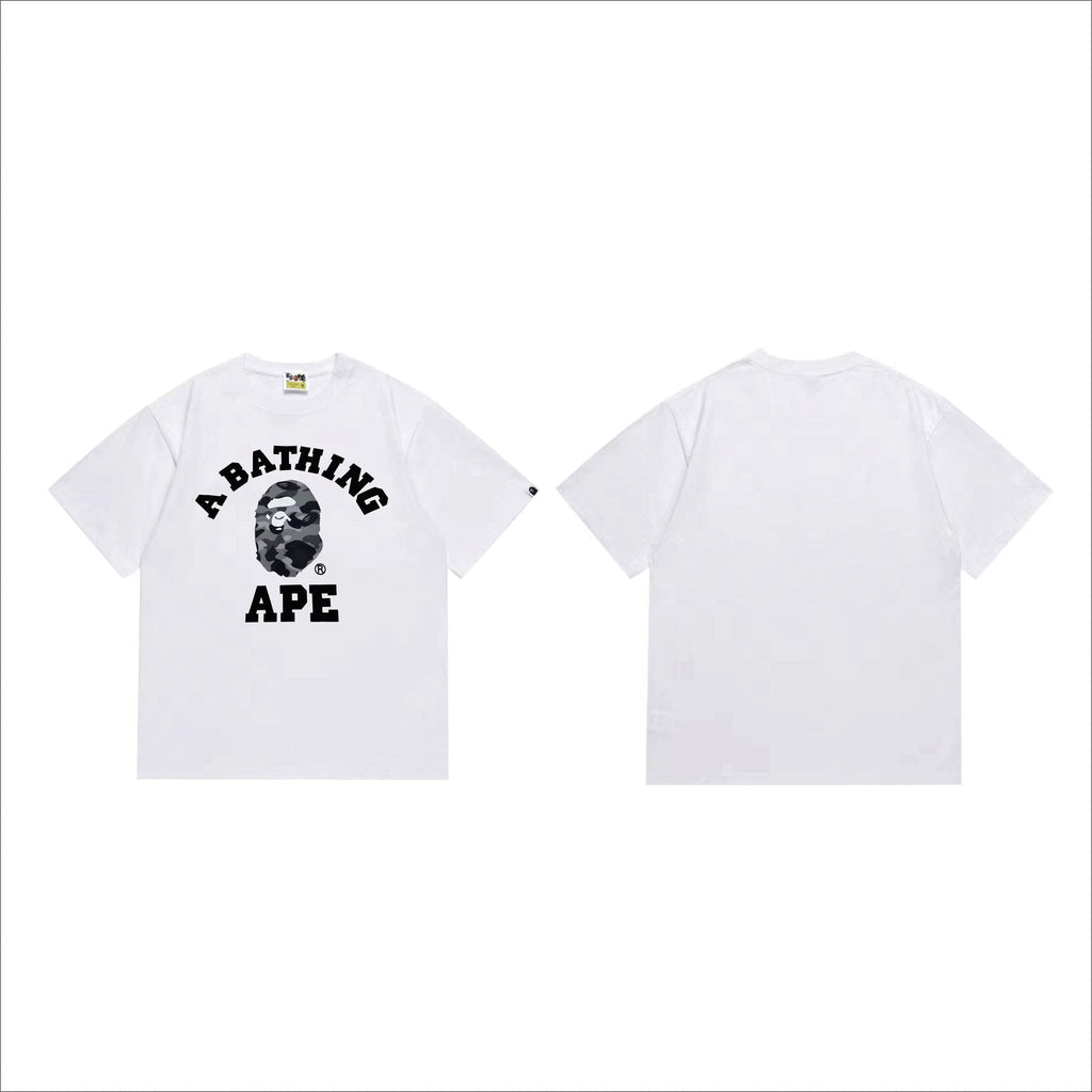 BAPE Grey Camo Ape Head Graphic T-Shirt — comparison