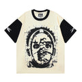 Hellstar 777 Face Graphic Contrast T-Shirt — hero
