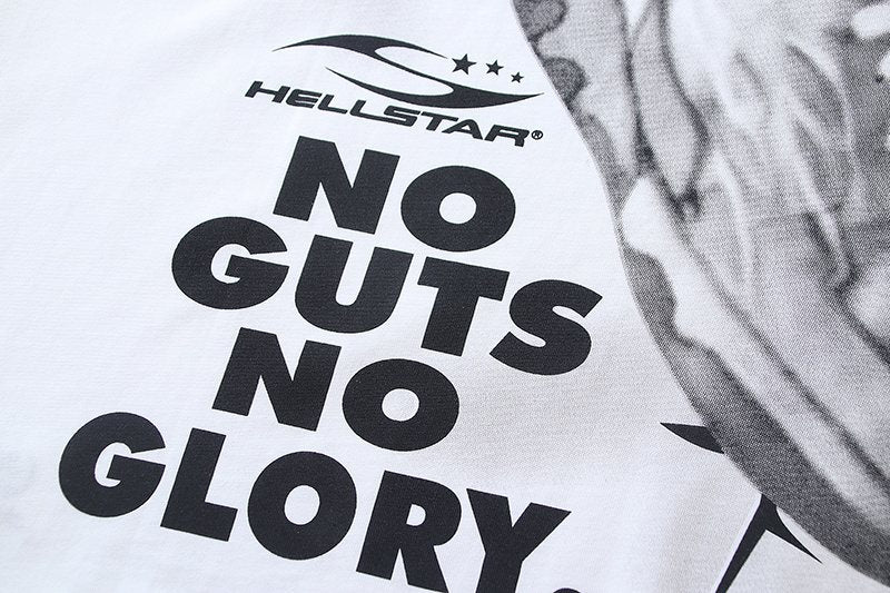 Hellstar Holy State No Guts No Glory Graphic T-Shirt — detail