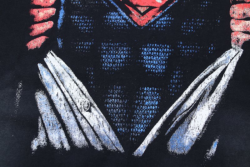 Hellstar Washed Black Distressed Graphic T-Shirt — detail