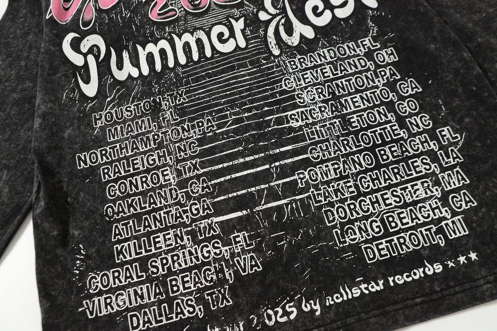 Hellstar Summer Fest Skull Graphic Long-Sleeve T-Shirt — detail