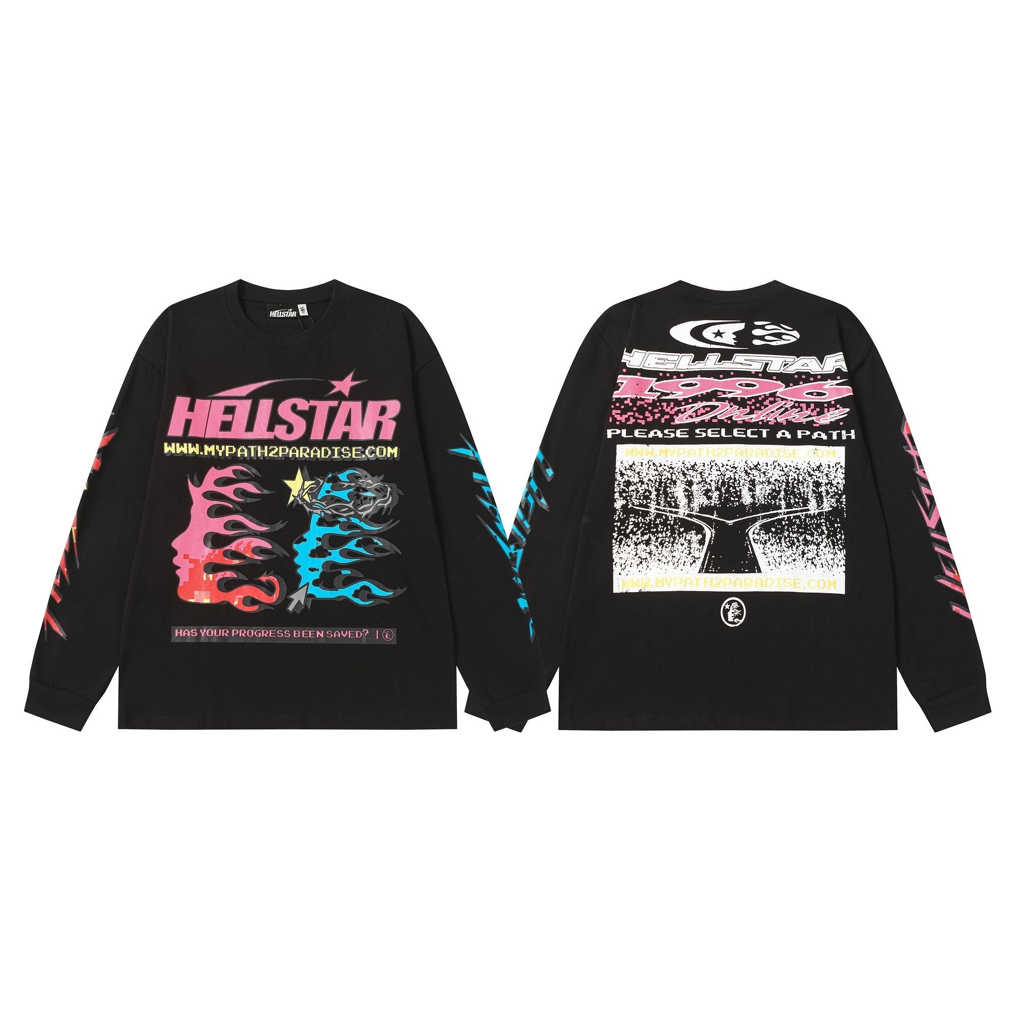 Hellstar Path to Paradise Long-Sleeve Graphic T-Shirt — hero