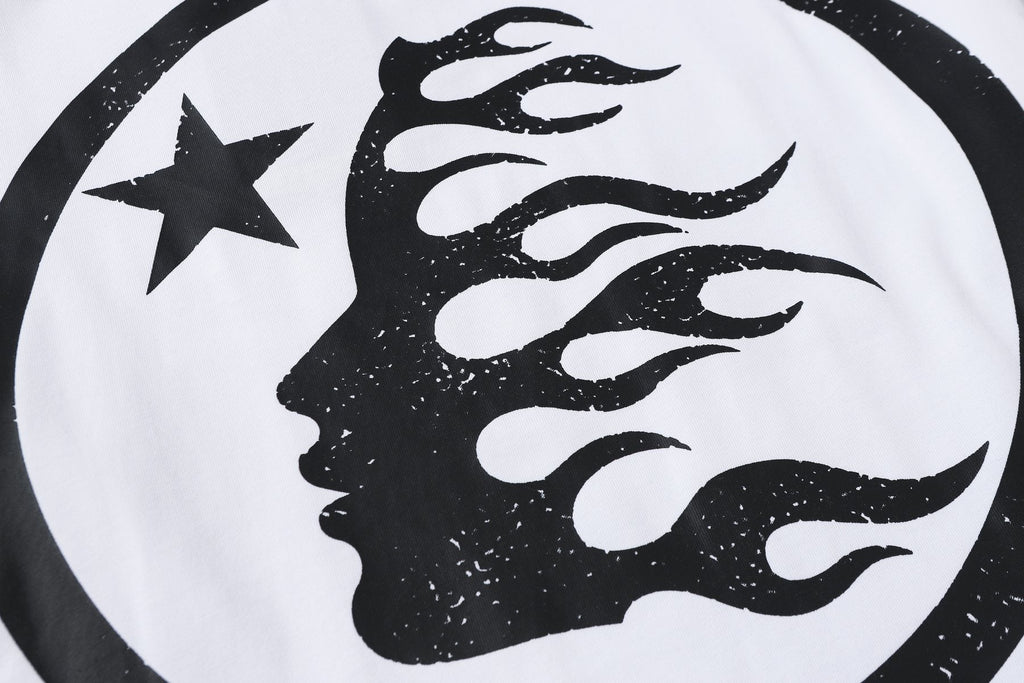 Hellstar Flaming Head Graphic Long-Sleeve T-Shirt — detail