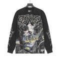Godspeed Washed Black Rock Graphic Long-Sleeve T-Shirt — hero