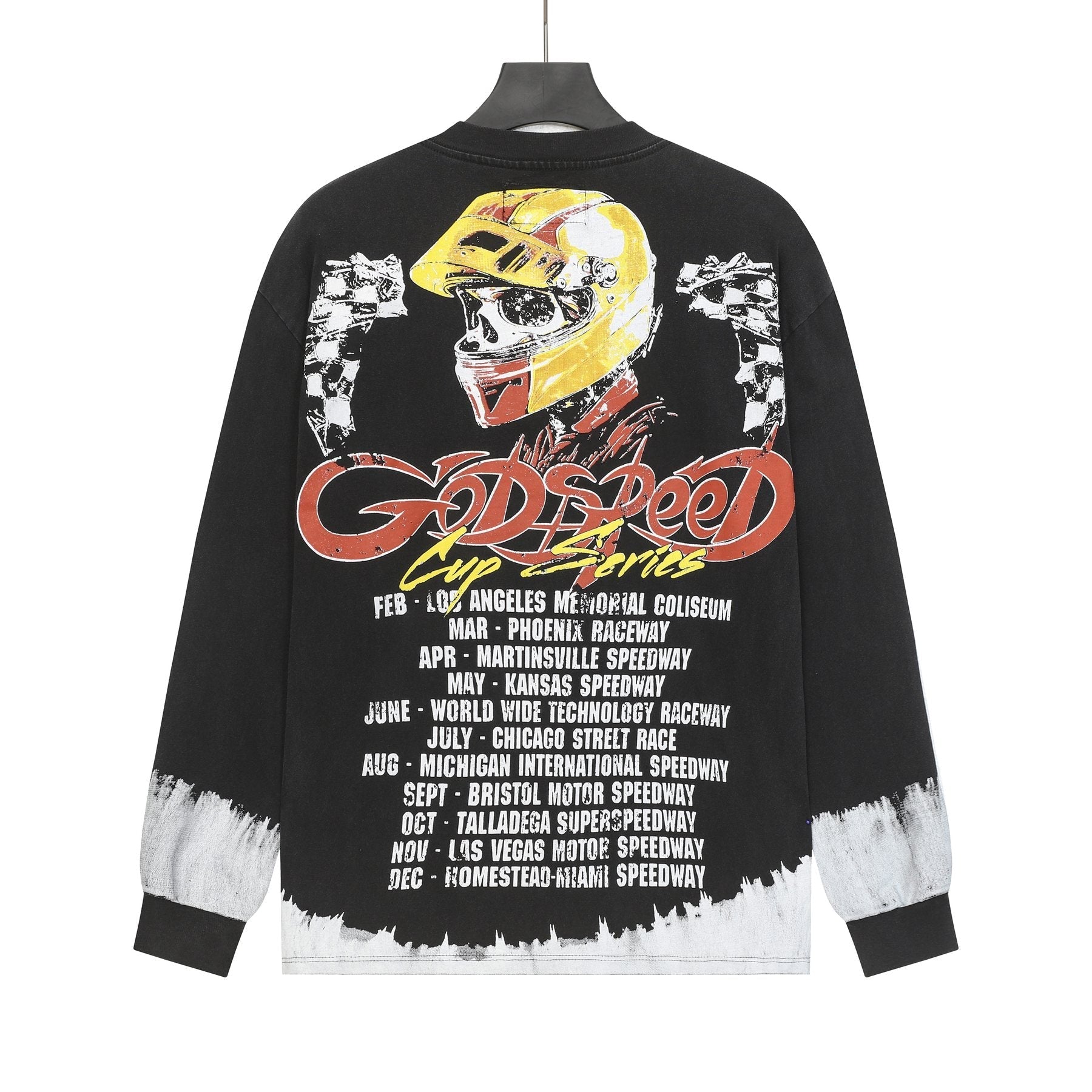 Godspeed Cup Series Racing Graphic Long-Sleeve T-Shirt — back