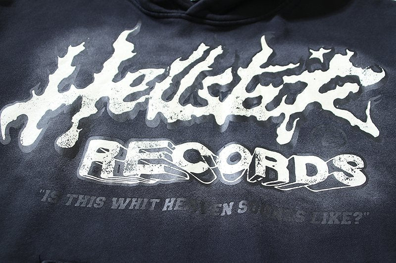 Hellstar Records Graphic Hoodie — detail