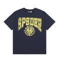 Sp5der Yellow Front Graphic Navy T-Shirt — hero