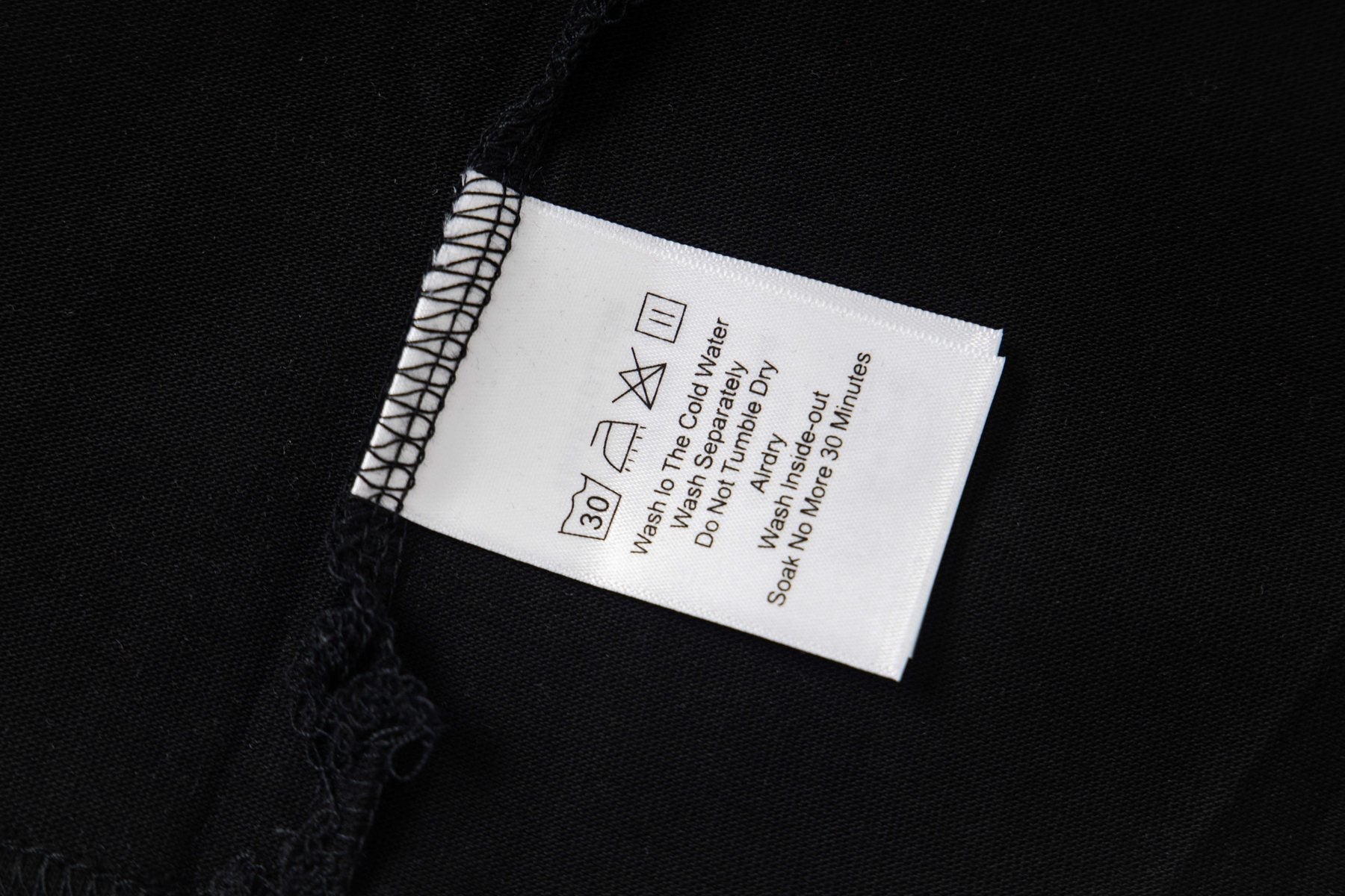 THAT'S A AWFUL LOT OF COUGH SYRUP Front & Back Graphic Short-Sleeve T-Shirt — neck_label