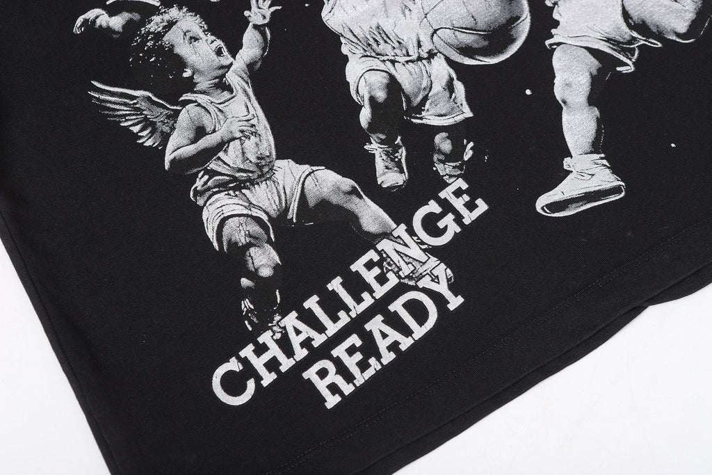 Hellstar Path to Paradise Basketball Cherub Graphic T-Shirt — detail
