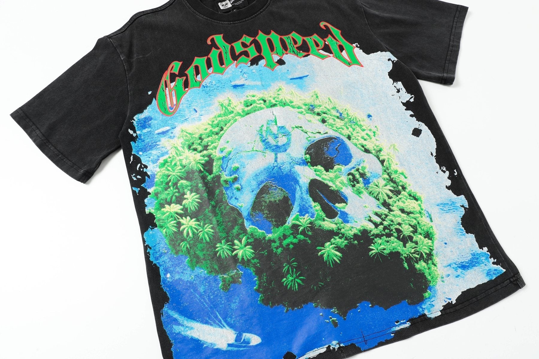 Godspeed Skull Island Graphic T-Shirt — front