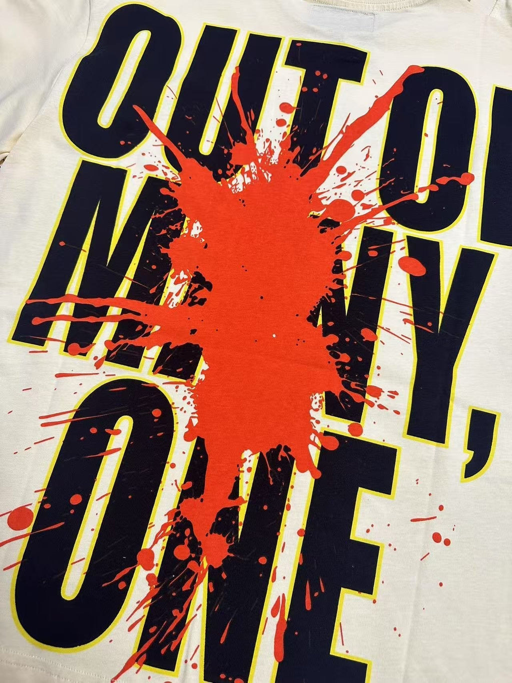 Godspeed Out of Many One Car Graphic T-Shirt — detail