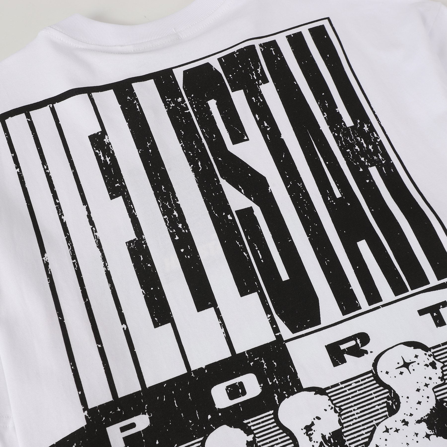 Hellstar Sports-Inspired Front & Back Graphic T-Shirt — detail