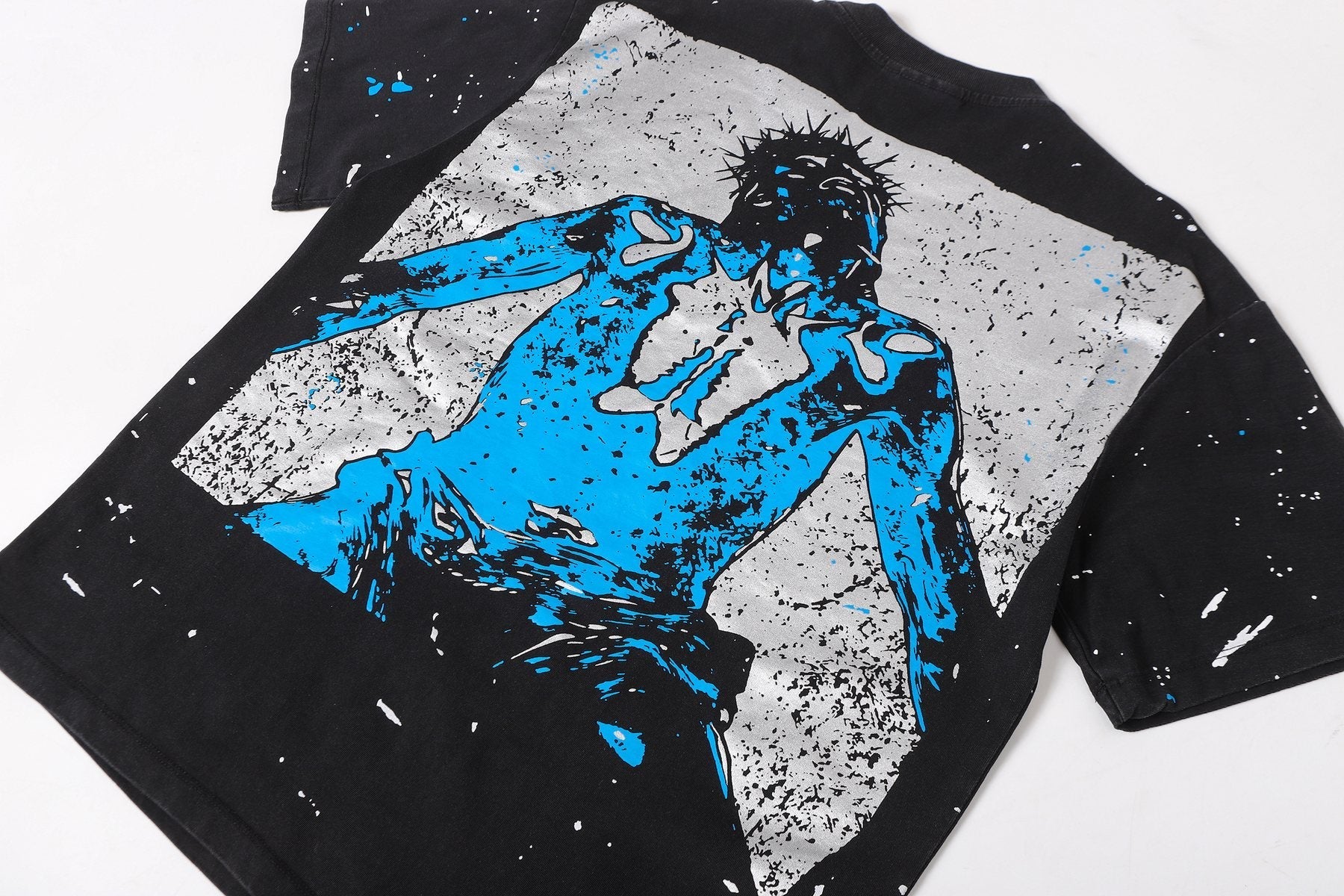 Hellstar Mercy Paint Splatter Graphic T-Shirt — detail