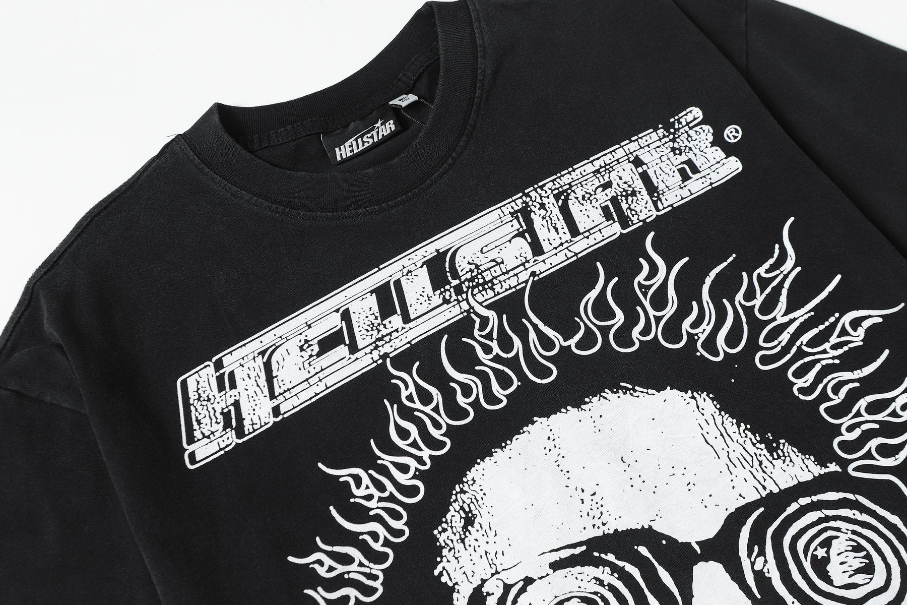 Hellstar Distressed Graphic T-Shirt — detail