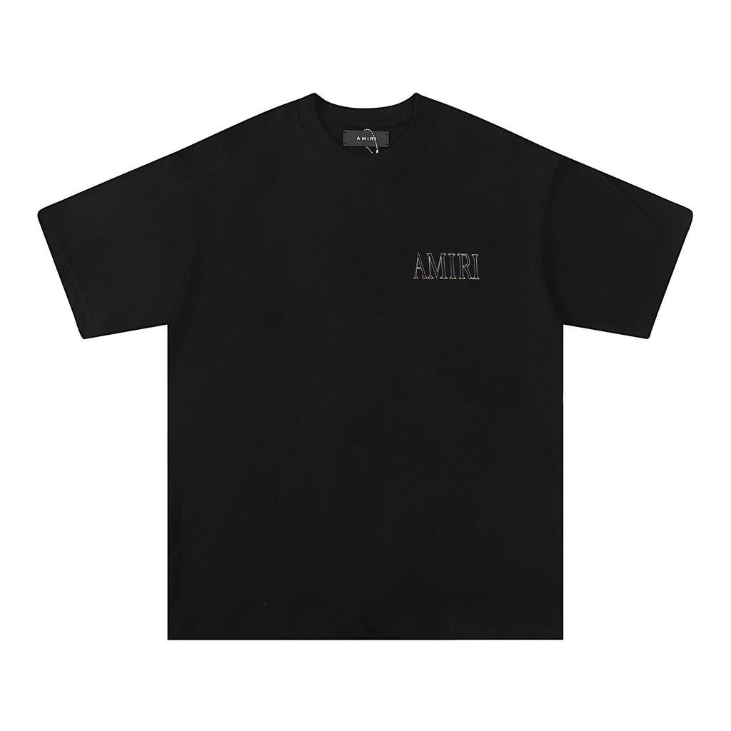 AMIRI Rainbow Bandana Back Graphic T-Shirt — front
