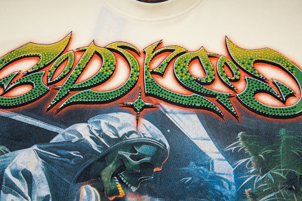 Godspeed Legalized Panther Graphic Sleeveless T-Shirt — detail