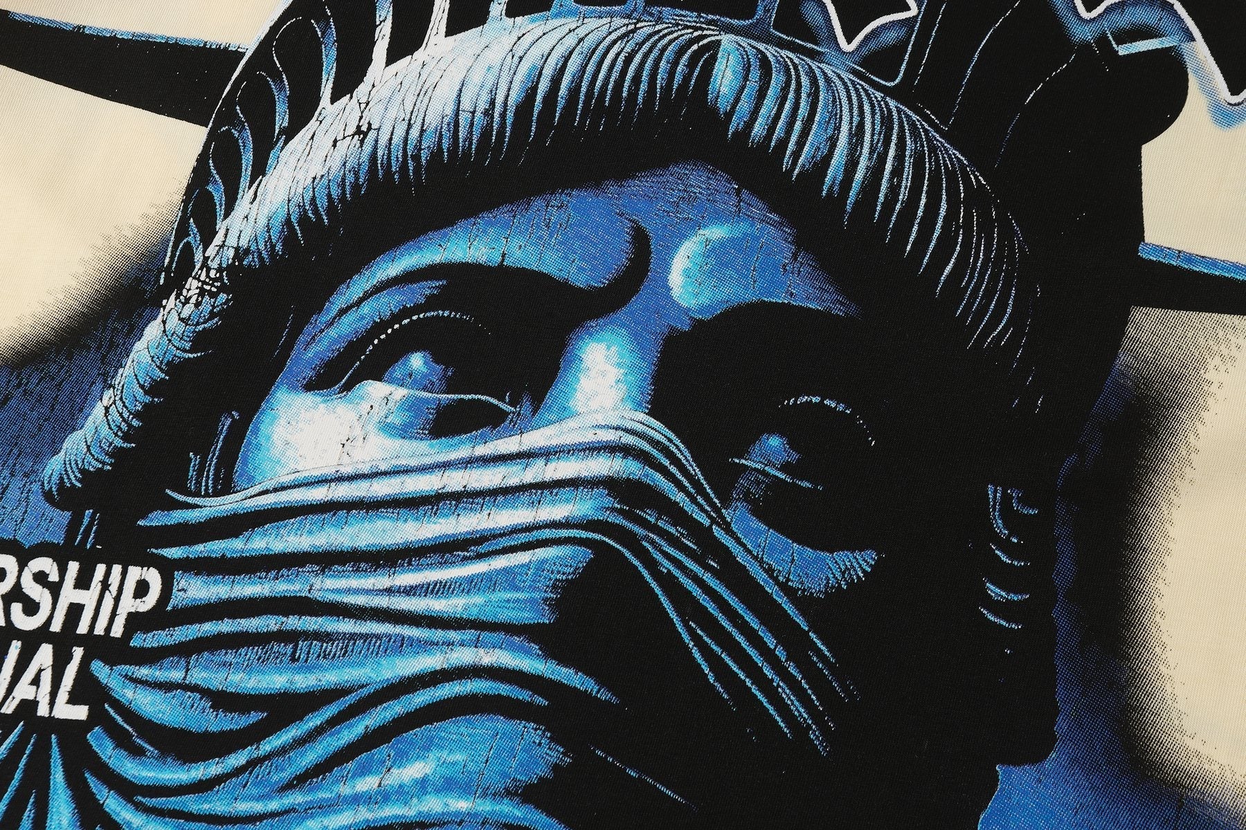 Godspeed Statue Graphic Short-Sleeve T-Shirt — detail