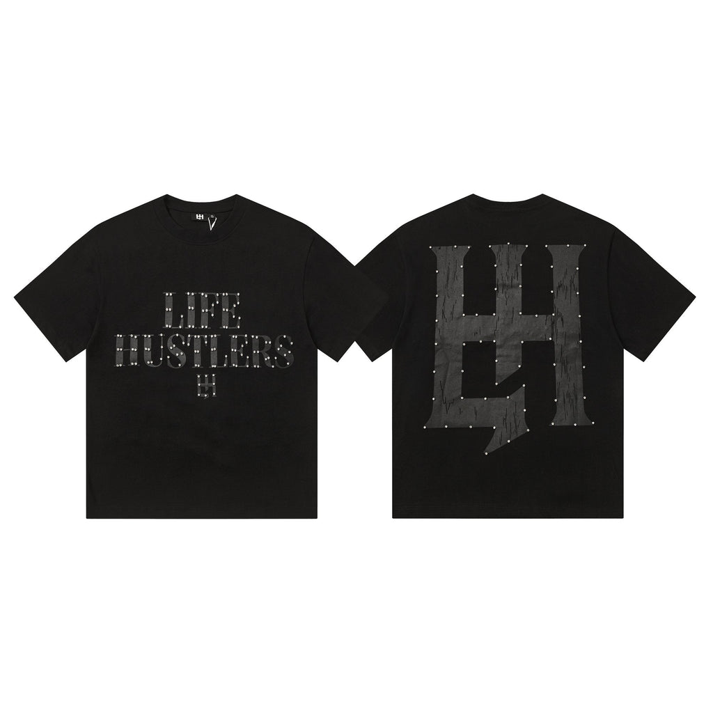 Life Hustlere Tonal HH Graphic T-Shirt — comparison