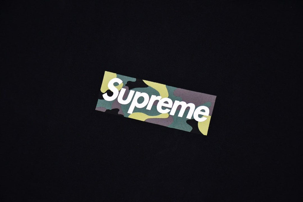 Supreme Camo Box Logo Short-Sleeve T-Shirt — detail