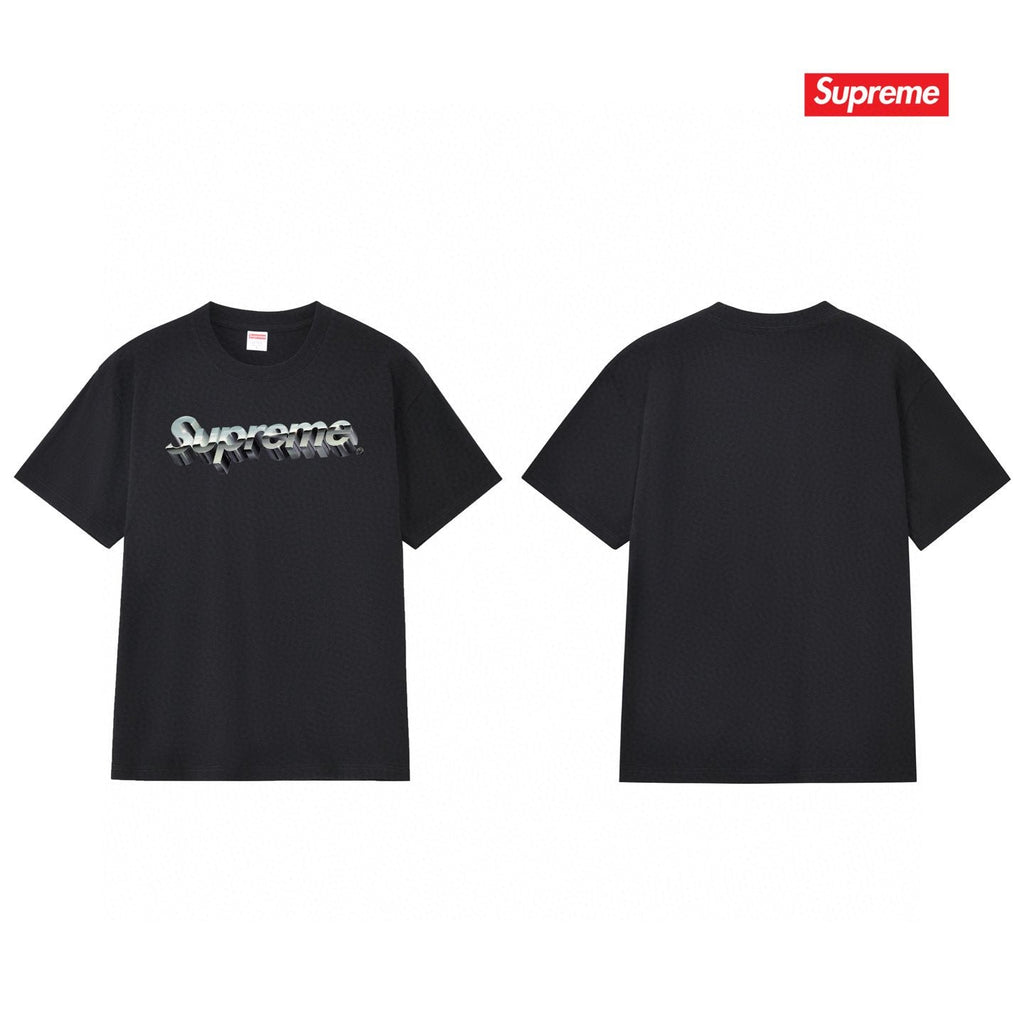 Supreme Metallic Wordmark Graphic T-Shirt — front