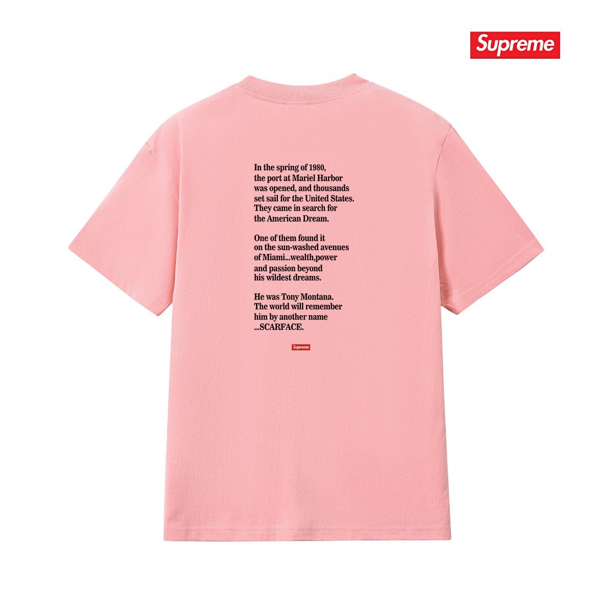 Supreme Face Graphic Short-Sleeve T-Shirt — back