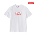 Supreme White Front Graphic Short-Sleeve T-Shirt — hero