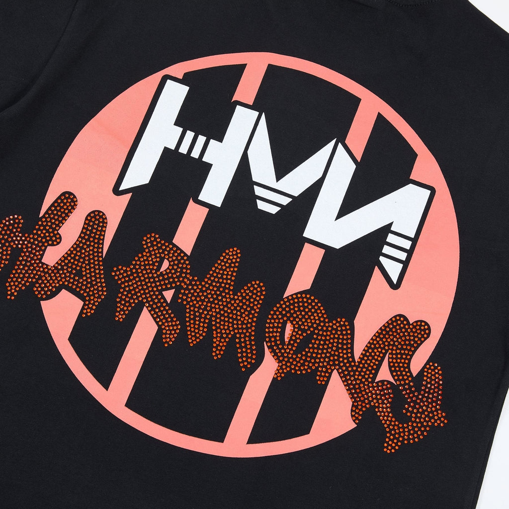 HARMONY Horror Graphic Short-Sleeve T-Shirt — detail