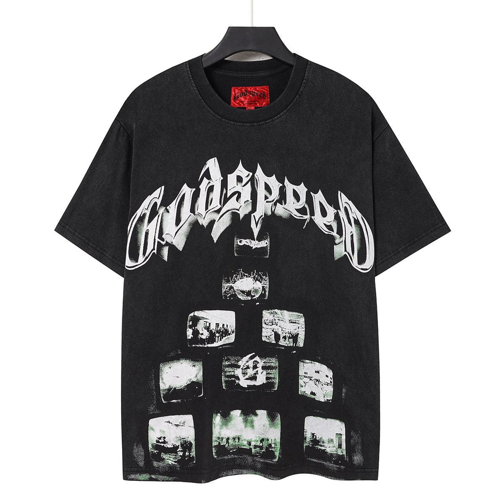 Godspeed Rock Graphic Washed T-Shirt — hero