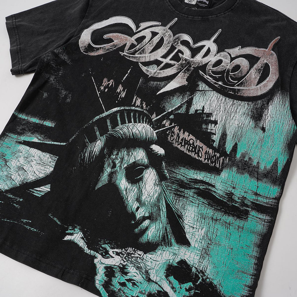 Godspeed Out of Many One Graphic T-Shirt — detail
