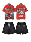 Godspeed Out Of Many Basketball T-Shirt & Shorts Set — front