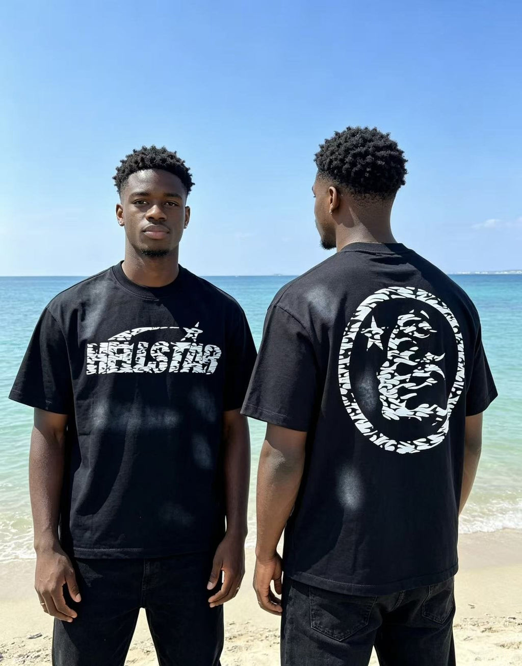 Hellstar Circular Back Graphic Short-Sleeve T-Shirt — context