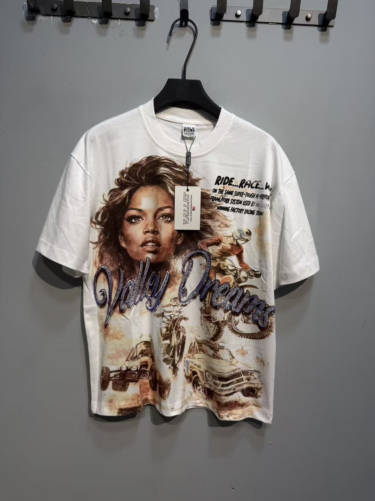VALLEY Rhinestone Dreams Graphic T-Shirt — front
