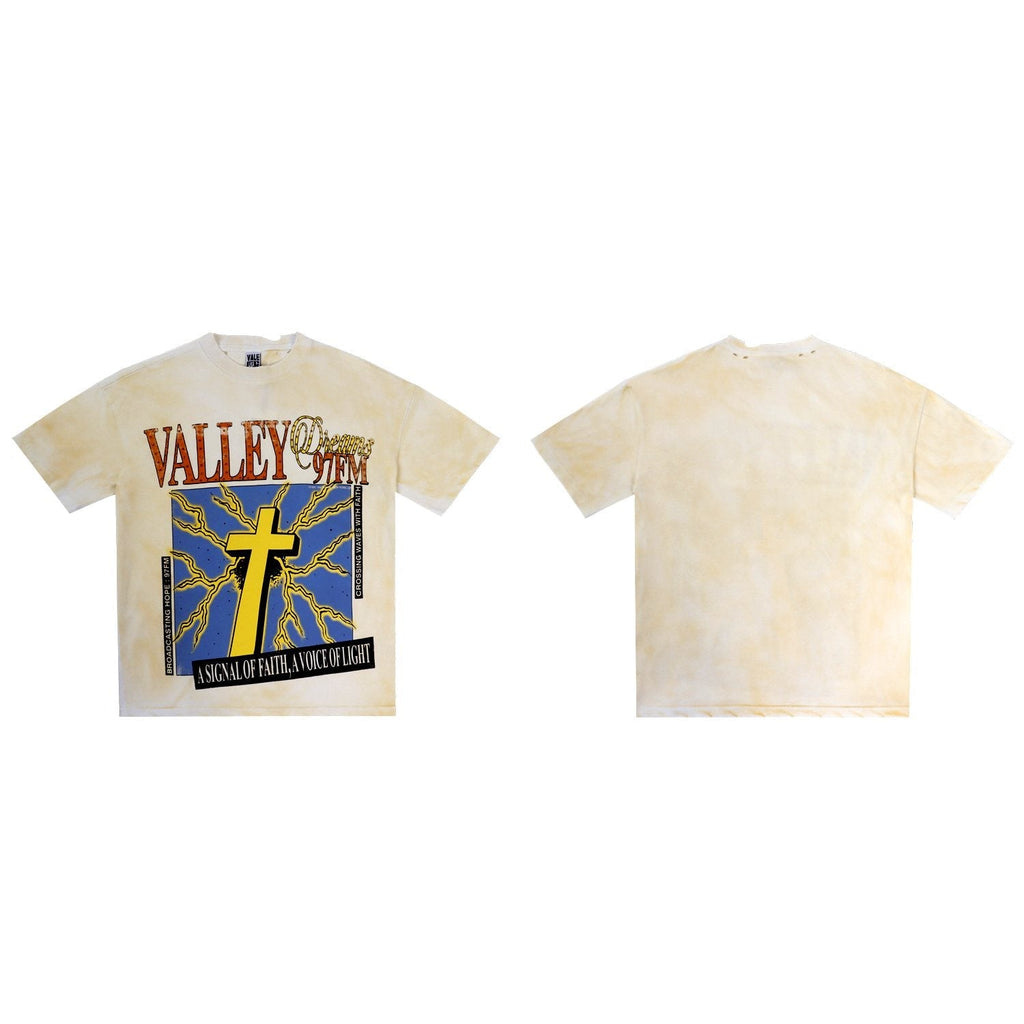 VALE USA Dreams Graphic Short-Sleeve T-Shirt - Cream — hero