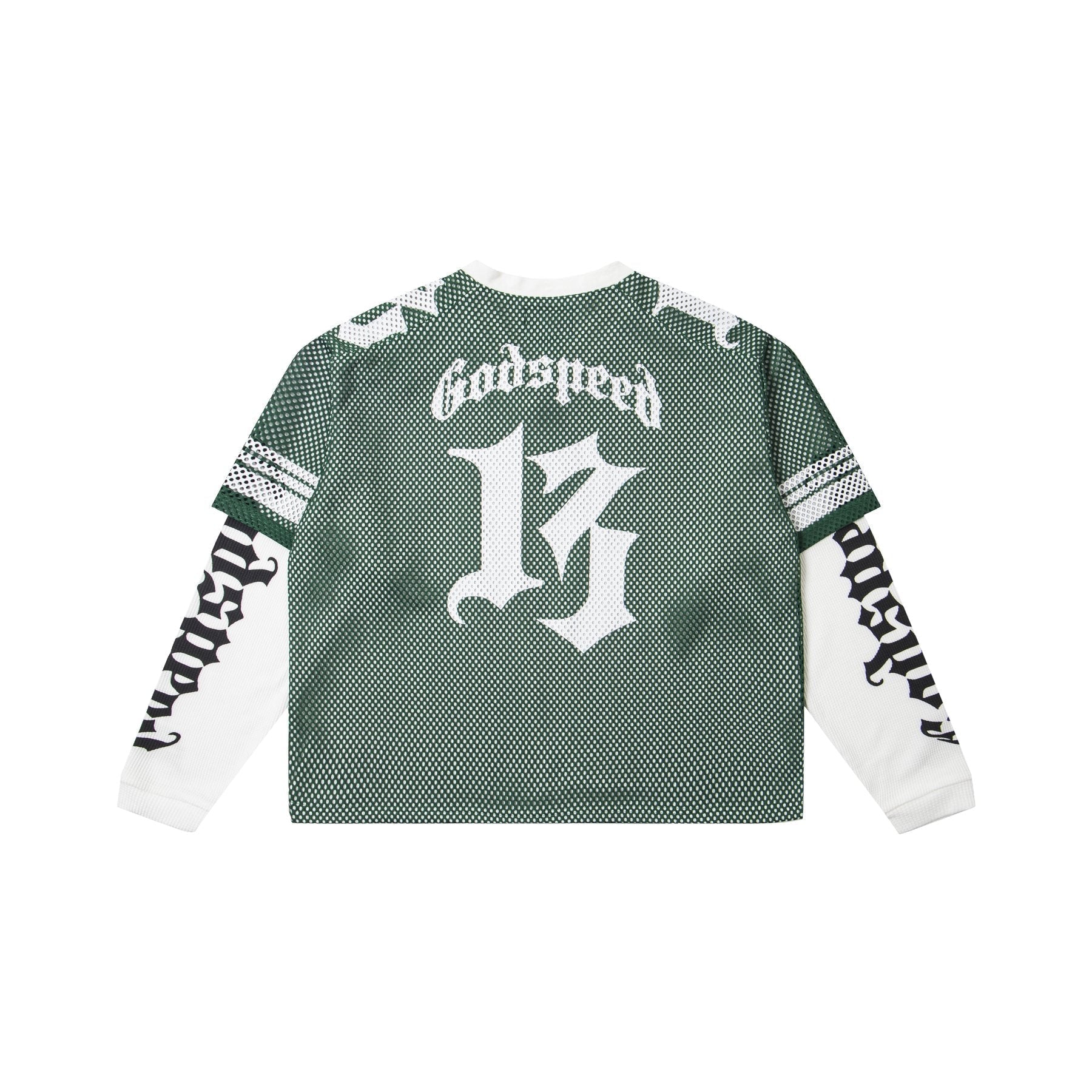 Godspeed Skull K-Back Mesh Long-Sleeve T-Shirt — back