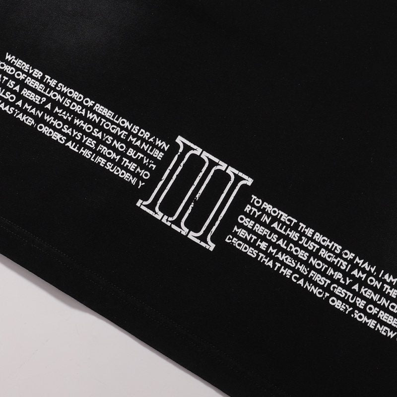 R3BEL Howl Wolf Graphic T-Shirt — detail