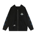 Chrome Hearts Blue Sanskrit Cross Zip Hoodie — hero
