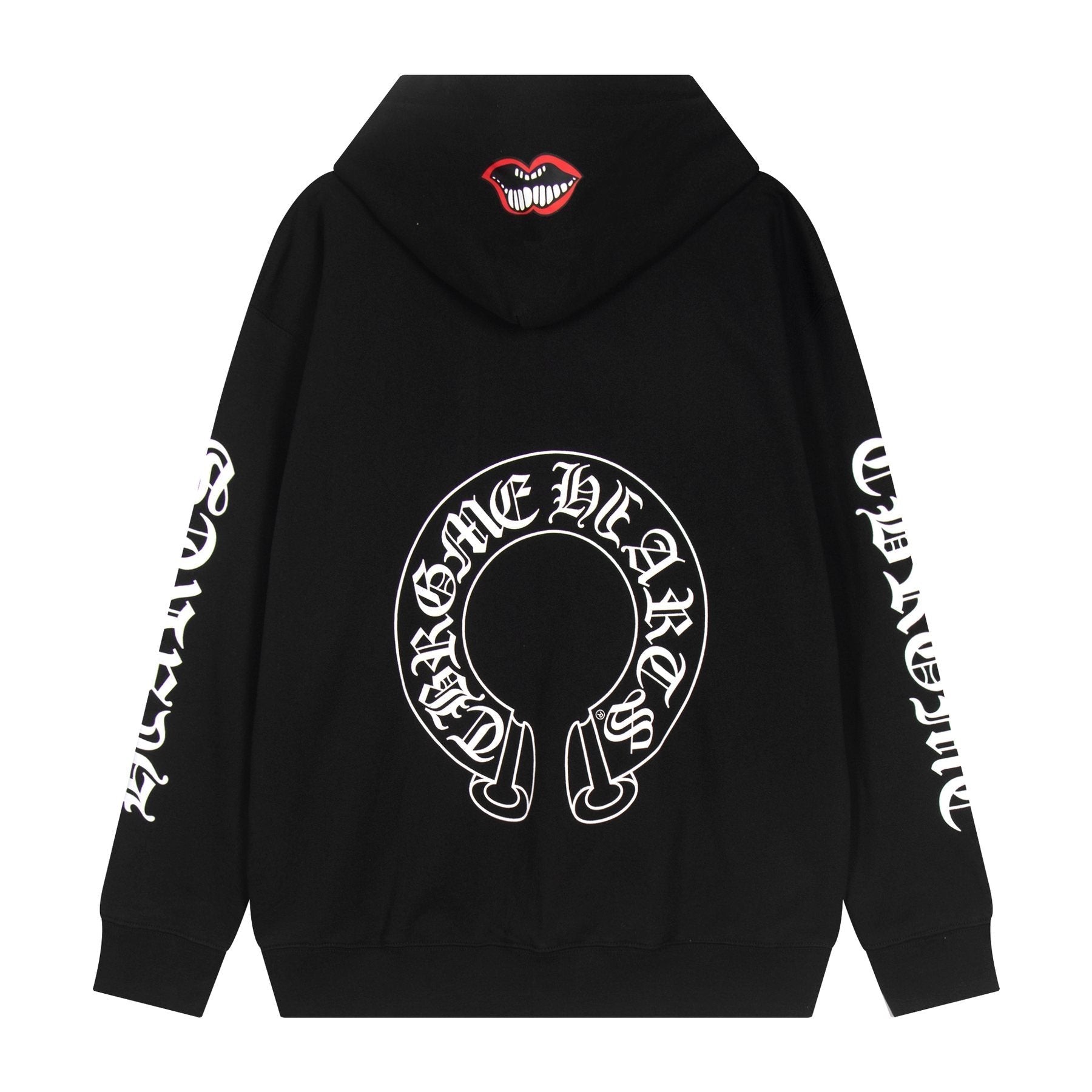Chrome Hearts Slogan Graphic Hoodie — back
