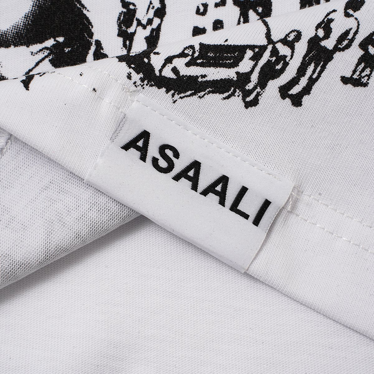 ASAALL Illustrated Front Graphic T-Shirt — neck_label