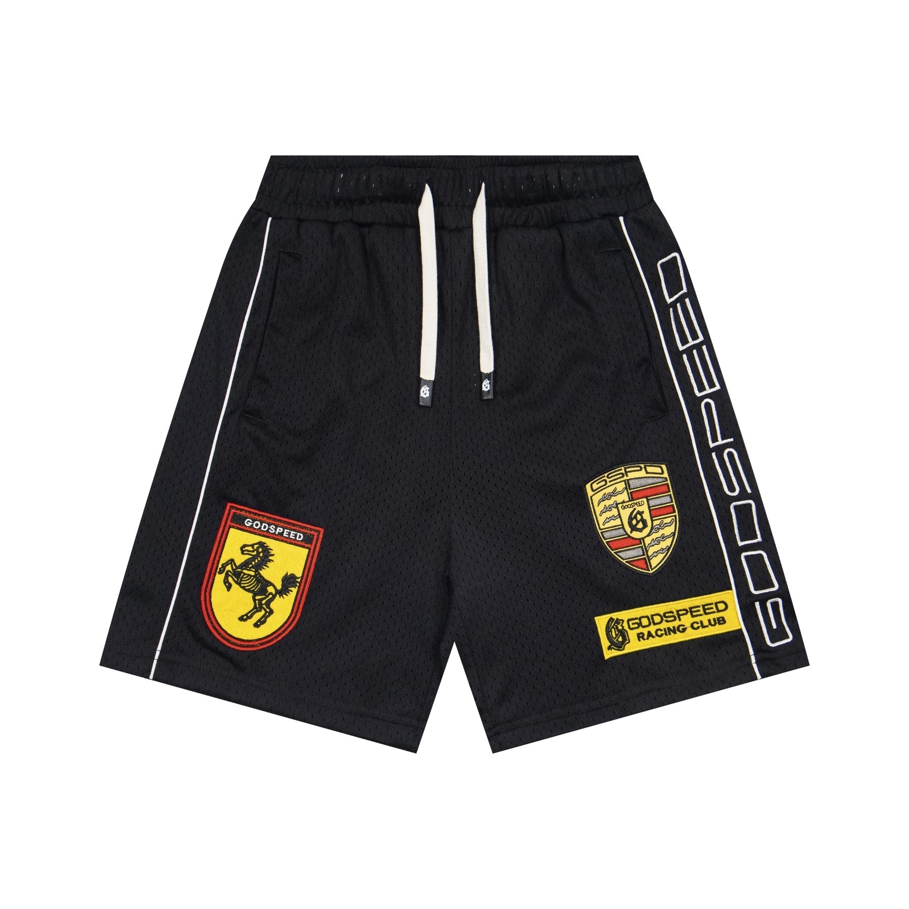 Godspeed Racing Graphic Shorts — front