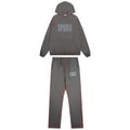 Sp5der Charcoal Gray Hoodie & Sweatpants Matching Set — hero