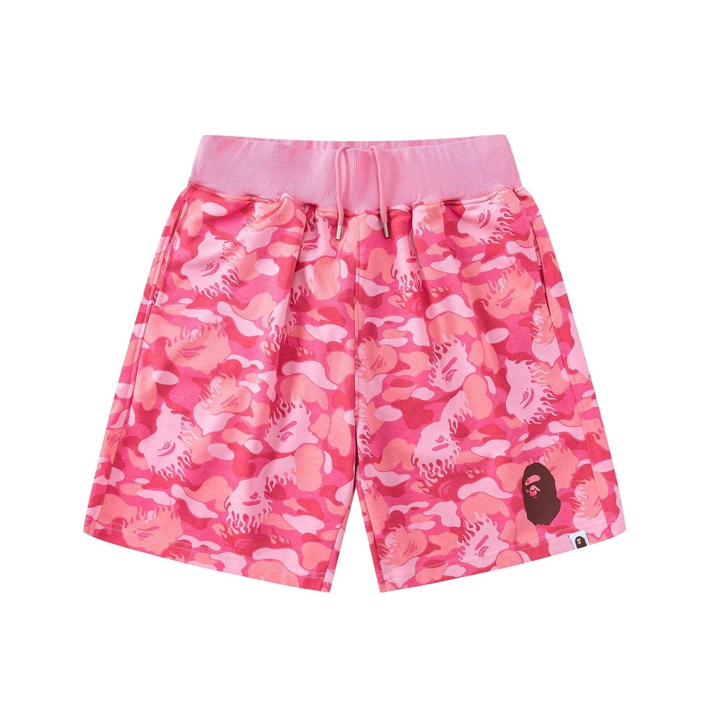 BAPE Camouflage Ape-Head Graphic Shorts — hero