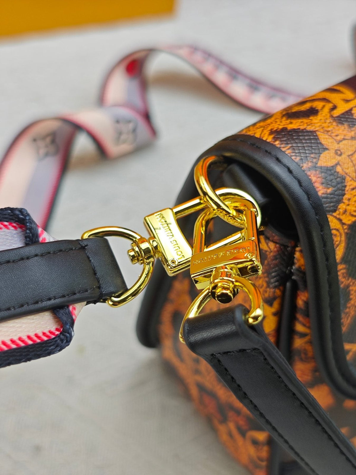 Louis Vuitton Diane Leopard Monogram Shoulder Bag — detail