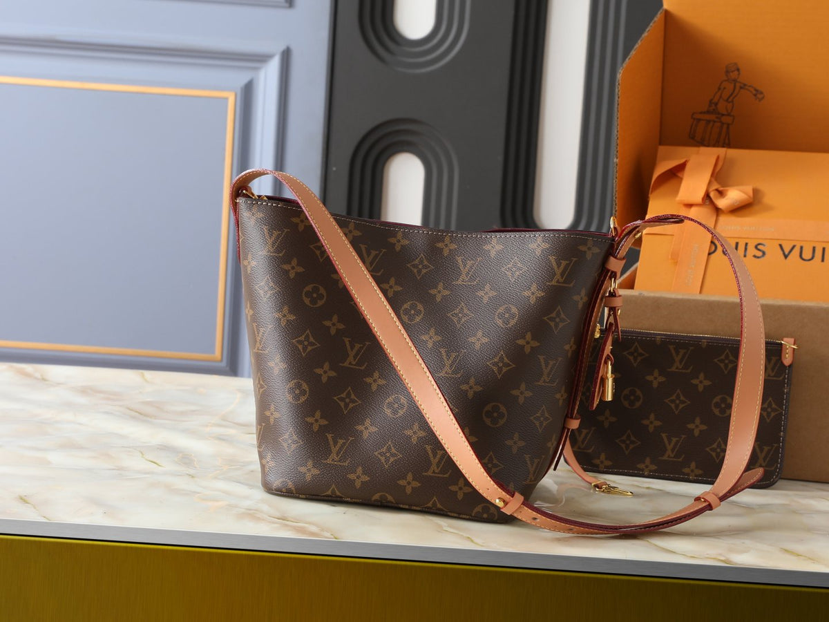 Louis Vuitton All In Monogram Bucket Bag — back