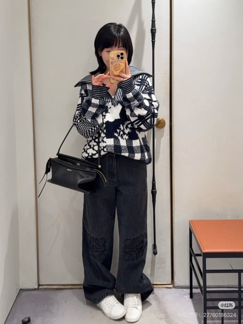 Loewe Whisker Angular Shoulder Bag — hero