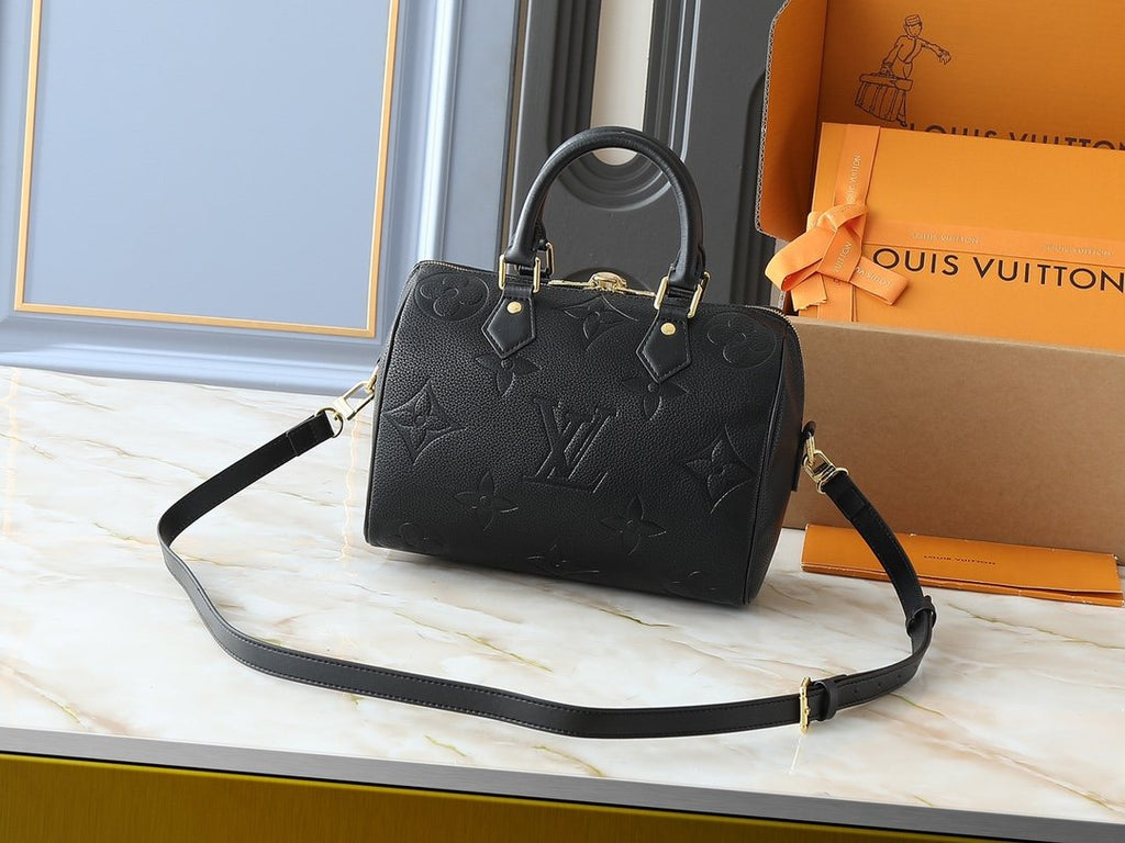 Louis Vuitton Speedy Bandoulière Monogram Empreinte Handbag — front