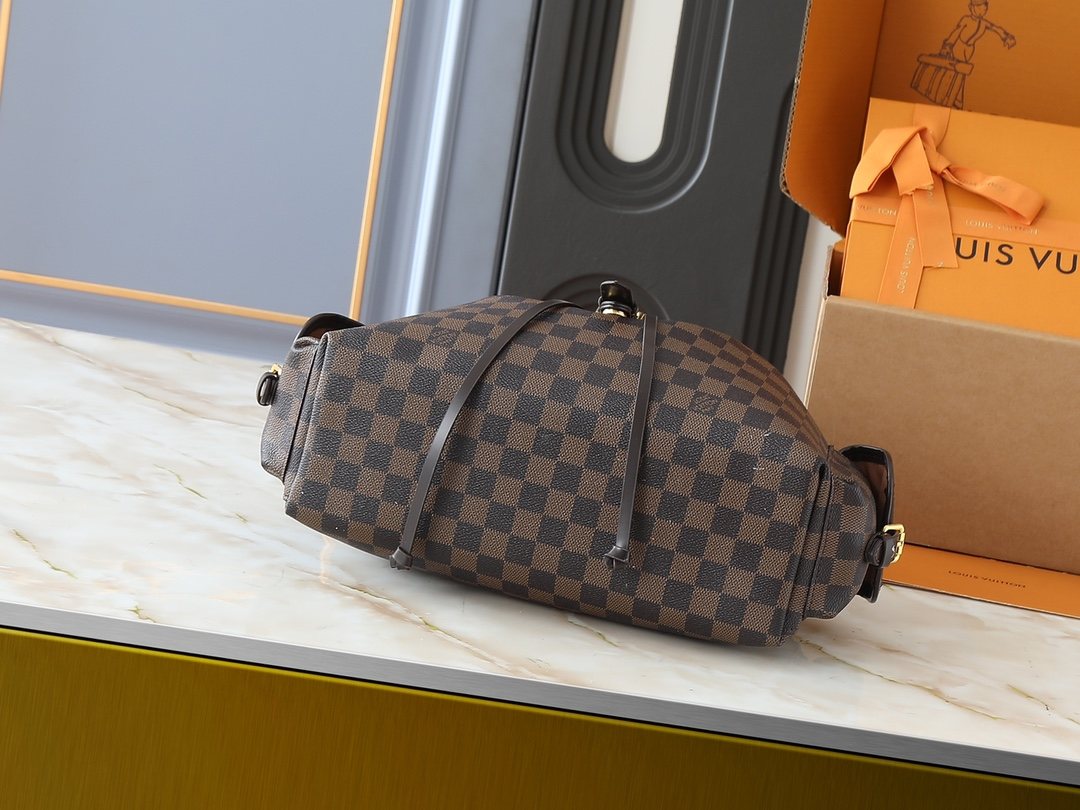 Louis Vuitton Odysée Checkerboard Shoulder Bag — detail