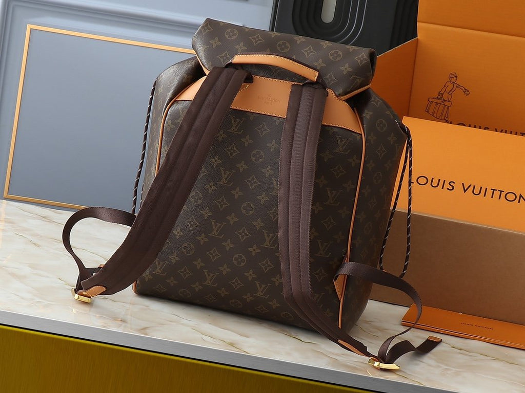 Louis Vuitton Montsouris Cargo Monogram Backpack — back