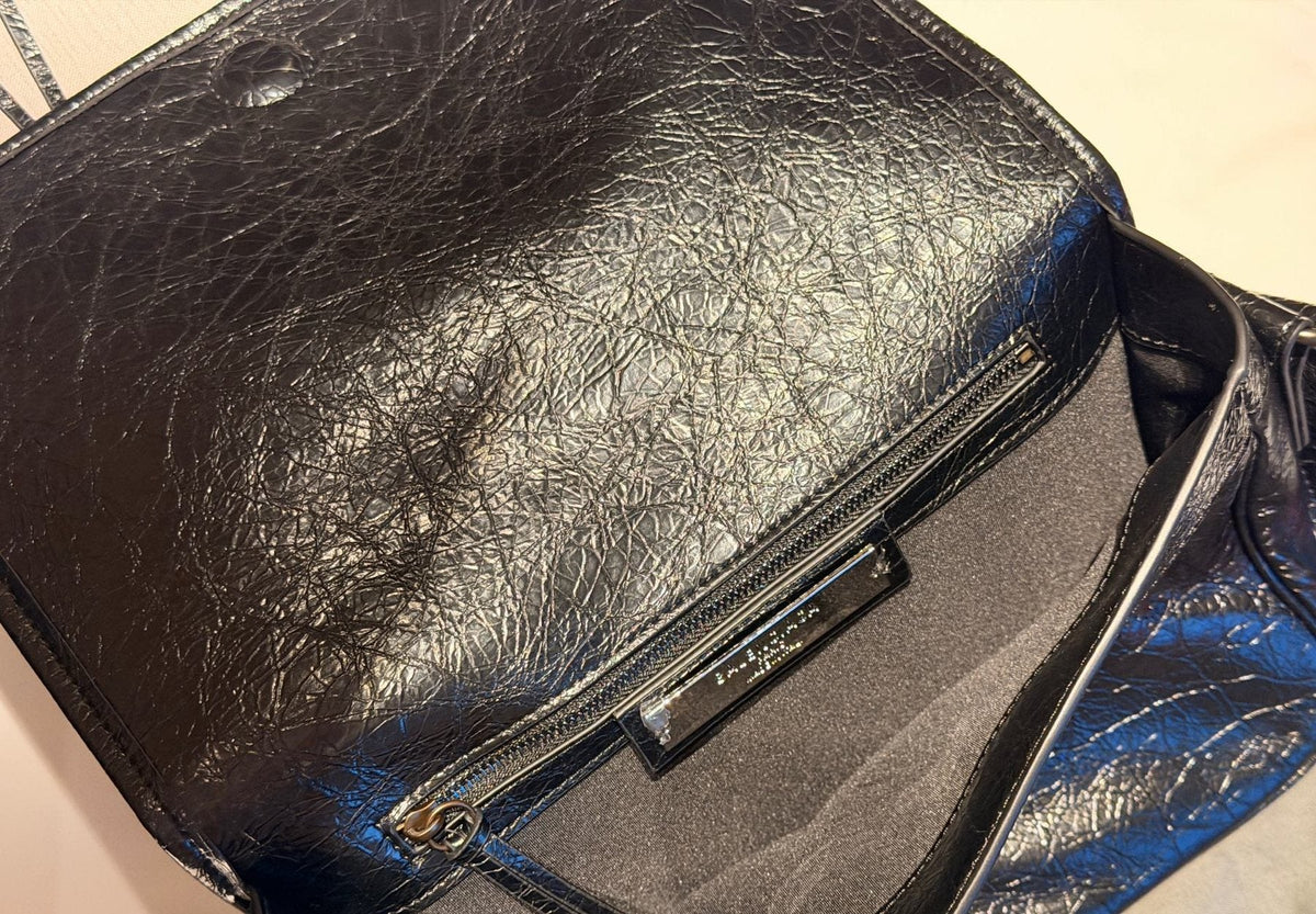 Balenciaga Studded Panel Shoulder Bag — detail
